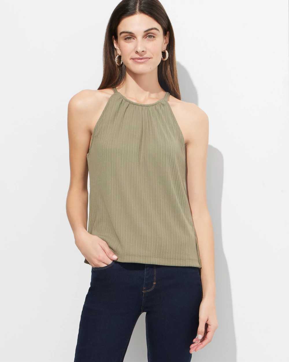 White house black market halter top sales